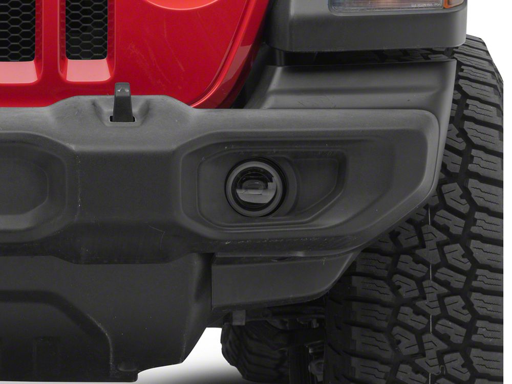 Raxiom V2 LED Switchback Fog Lights with Amber Turn Signal and Halo Rings (20-25 Jeep Gladiator JT)