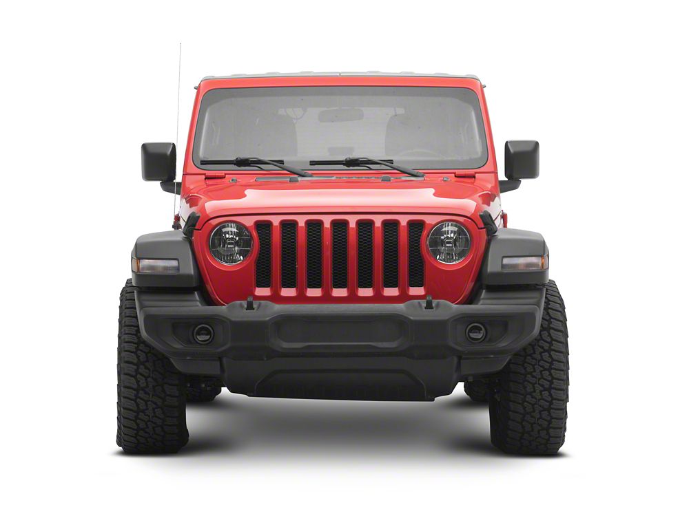 Raxiom V2 LED Switchback Fog Lights with Amber Turn Signal and Halo Rings (20-25 Jeep Gladiator JT)