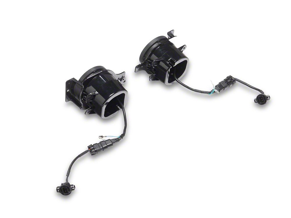 Raxiom V2 LED Switchback Fog Lights with Amber Turn Signal and Halo Ring (20-25 Jeep Gladiator JT)