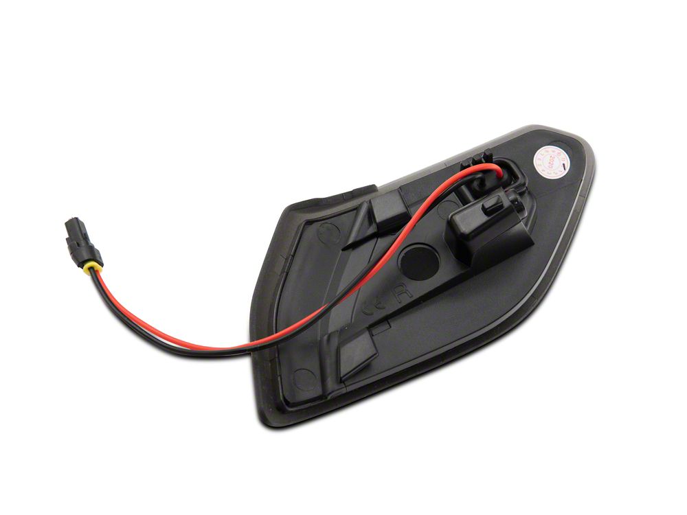 Raxiom Axial Series LED Fender Flare Marker Lights and Sequential LED Parking/Turn Signal Lights; Smoked (18-26 Jeep Wrangler JL Sport w/ Factory Halogen Lights)