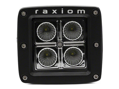 Raxiom 3-Inch Square 4-LED Off Road Light; Flood Beam (Universal; Some Adaptation May Be Required)