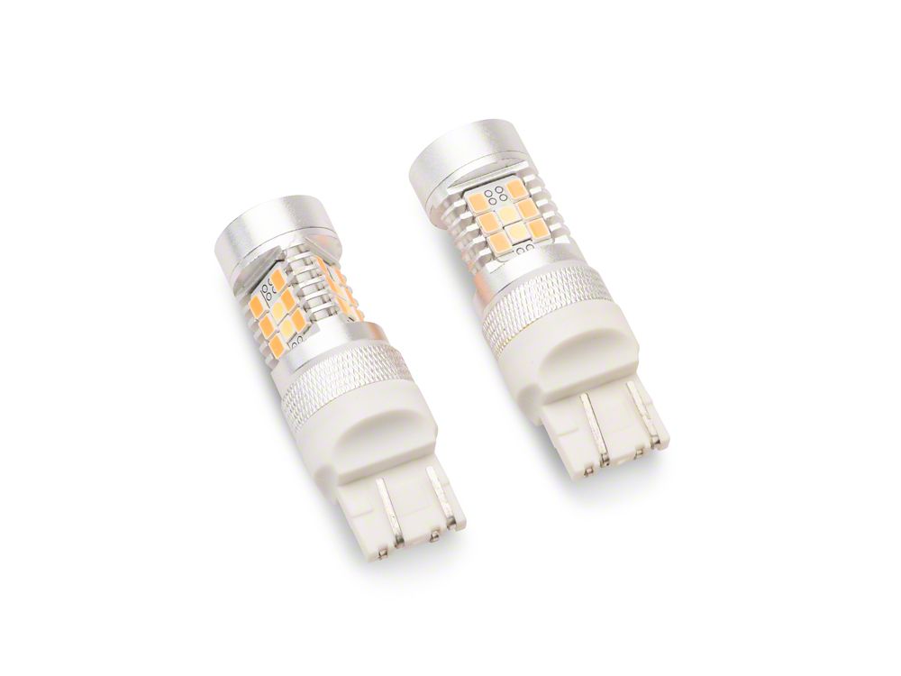 Raxiom Axial Series Dual Color LED Front Turn Signal Light Bulbs; 7443 (20-25 Jeep Gladiator JT Sport)