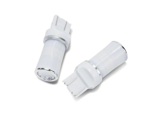 Raxiom Axial Series Stage 1 LED Backup Light Bulbs; 7443 (20-25 Jeep Gladiator JT Overland, Sport)