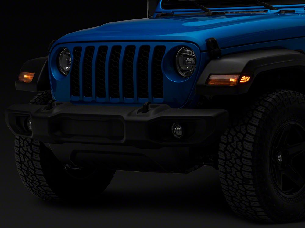 Raxiom Axial Series LED Side Marker Lights; Smoked (20-25 Jeep Gladiator JT)