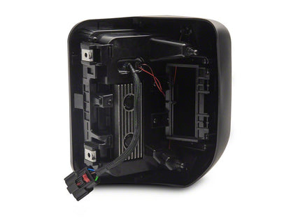 Raxiom Axial Series LED Tail Lights; Black Housing; Smoked Lens (20-25 Jeep Gladiator JT w/ Factory Halogen Tail Lights & w/o Blind Spot Detection))