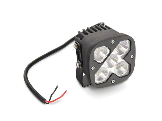 Raxiom 3-Inch Square High-Powered LED Light (Universal; Some Adaptation May Be Required)