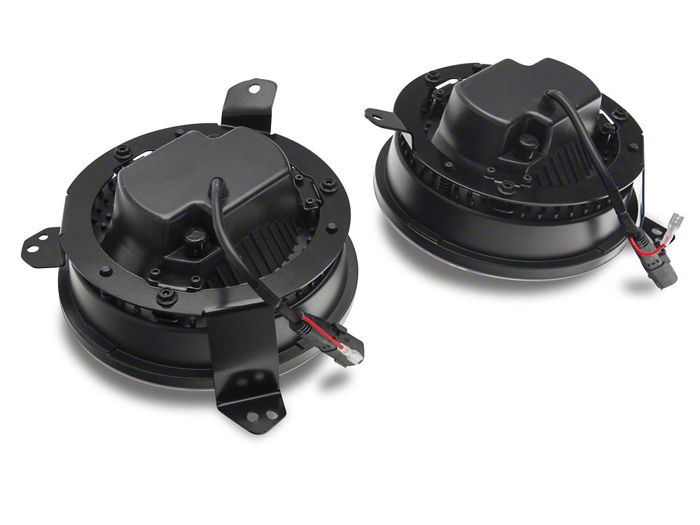 Raxiom Axial Series LED Headlights; Black Housing; Clear Lens (20-25 Jeep Gladiator JT)