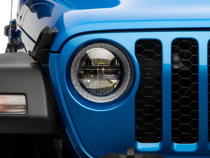 Raxiom Axial Series LED Headlights; Black Housing; Clear Lens (20-25 Jeep Gladiator JT)