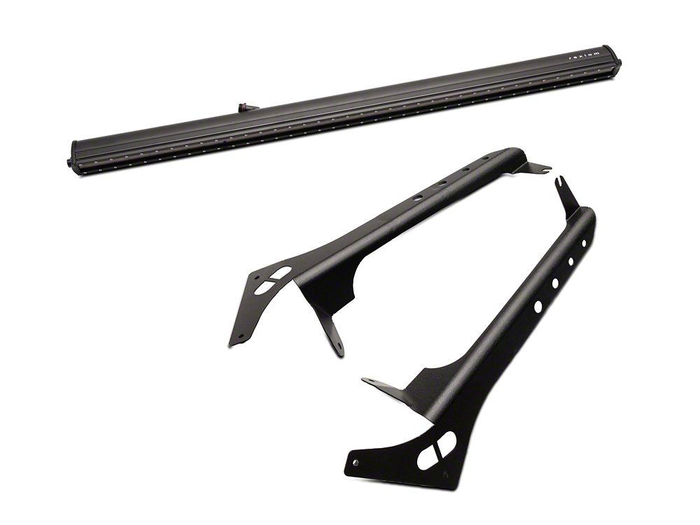 Raxiom 52-Inch Slim Dual Row LED Light Bar with Windshield Mounting Brackets (20-25 Jeep Gladiator JT)