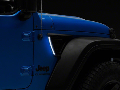 Raxiom LED Fender Vent Lighting with DRL and Turn Signal (20-25 Jeep Gladiator JT)