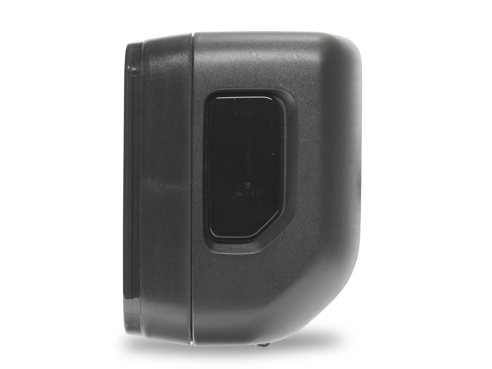 Raxiom Axial Series LED Tail Lights; Black Housing; Smoked Lens (20-25 Jeep Gladiator JT w/ Factory Halogen Tail Lights & w/o Blind Spot Detection))