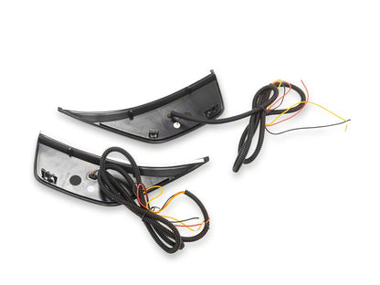 Raxiom Axial Series Sequential LED Fender Vent Sidemarker; Clear (20-25 Jeep Gladiator JT)