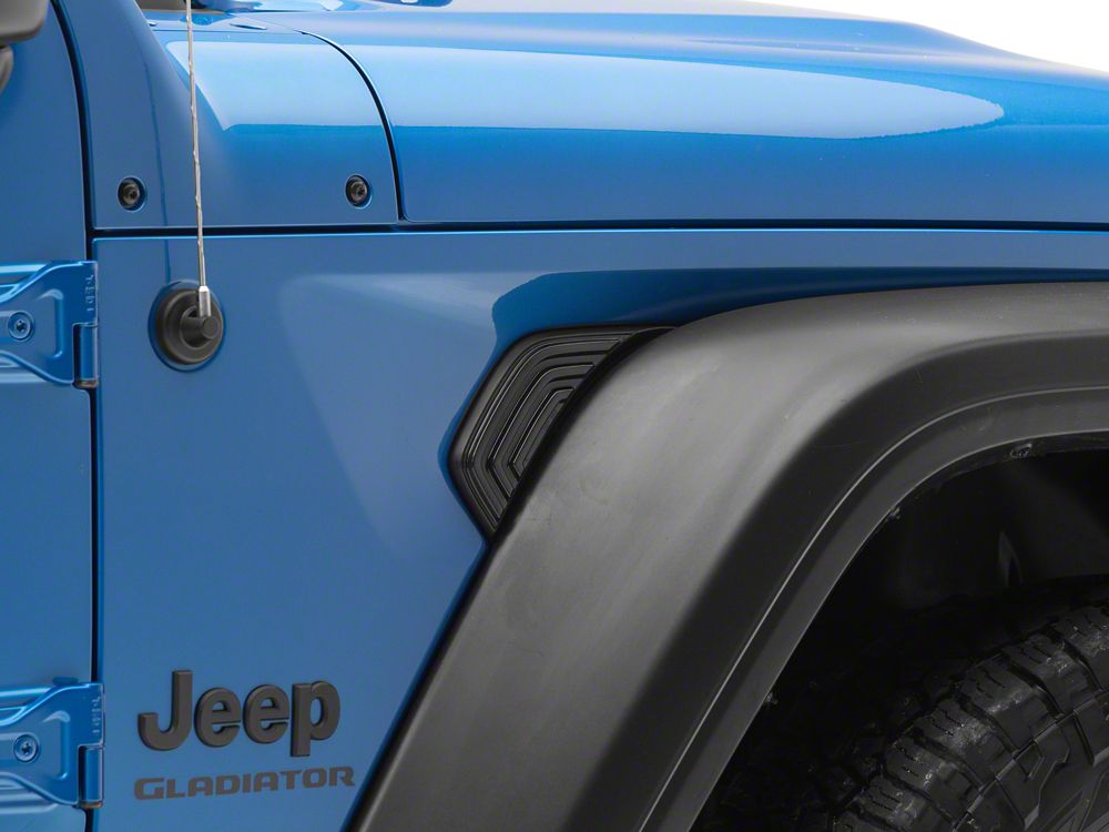 Raxiom Axial Series LED Fender Vent Sidemarker; Smoked (20-25 Jeep Gladiator JT)