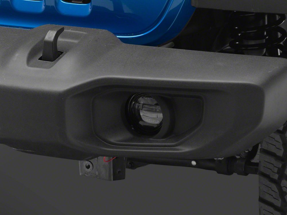 Raxiom Axial Series LED Angel Eye Fog Lights; Amber and White (20-25 Jeep Gladiator JT)