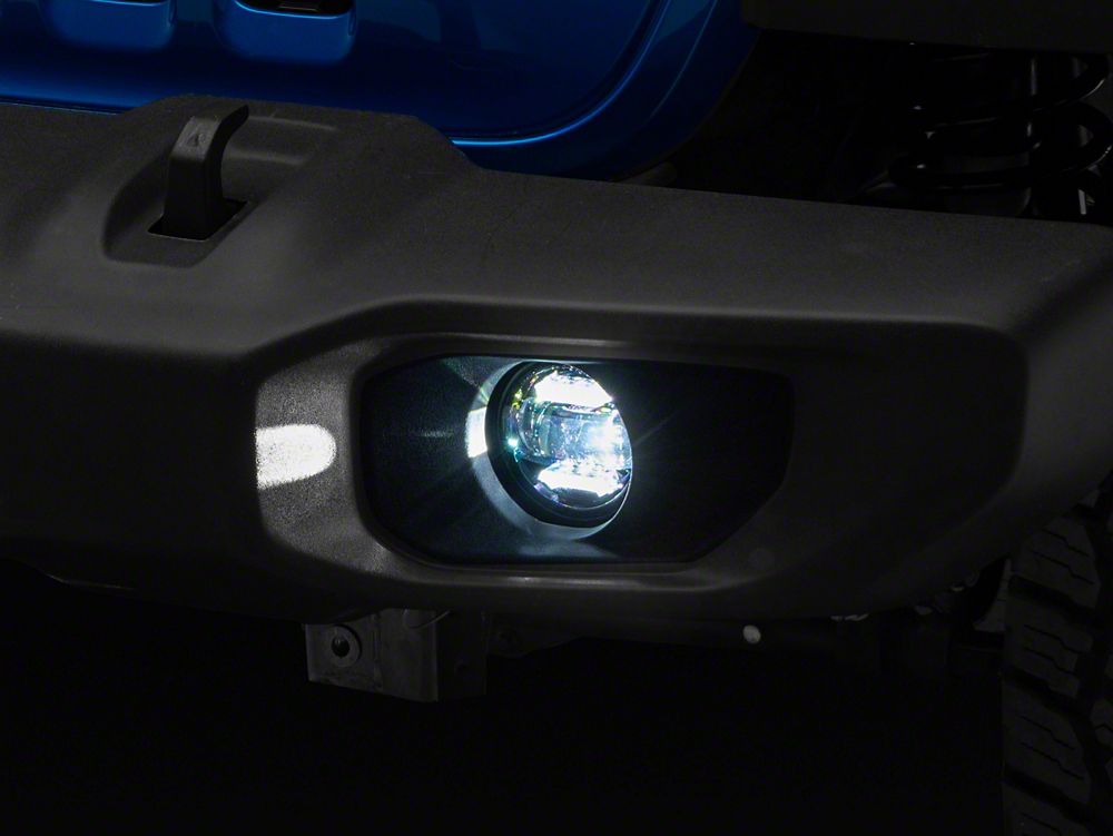 Raxiom Axial Series LED Angel Eye Fog Lights; Amber and White (20-25 Jeep Gladiator JT)