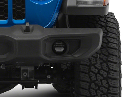 Raxiom Axial Series LED Angel Eye Fog Lights; Amber and White (20-25 Jeep Gladiator JT)