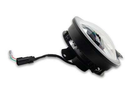 Raxiom 9-Inch LED Headlights with DRL and Turn Signals; Black Housing; Clear Lens (20-25 Jeep Gladiator JT)