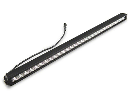 Raxiom Axial Series 30-Inch Single Row LED Light Bar with Hood Mounting Brackets (20-25 Jeep Gladiator JT)