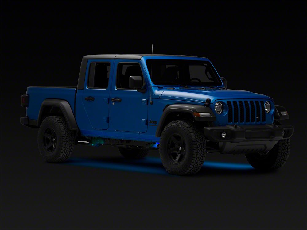 Raxiom Axial Series Multi-Color Underbody Rock Light Kit with Bluetooth Remote (Universal; Some Adaptation May Be Required)