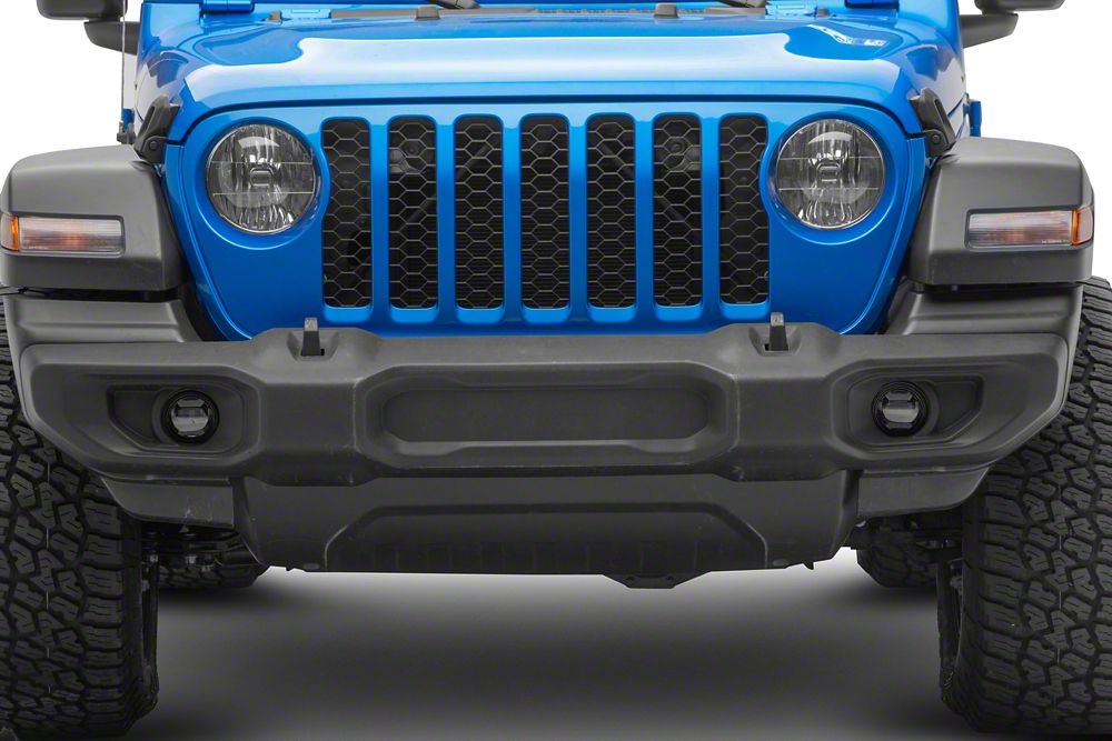 Raxiom Axial Series LED Angel Eye Fog Lights; Yellow/White Switchback LED (20-25 Jeep Gladiator JT)