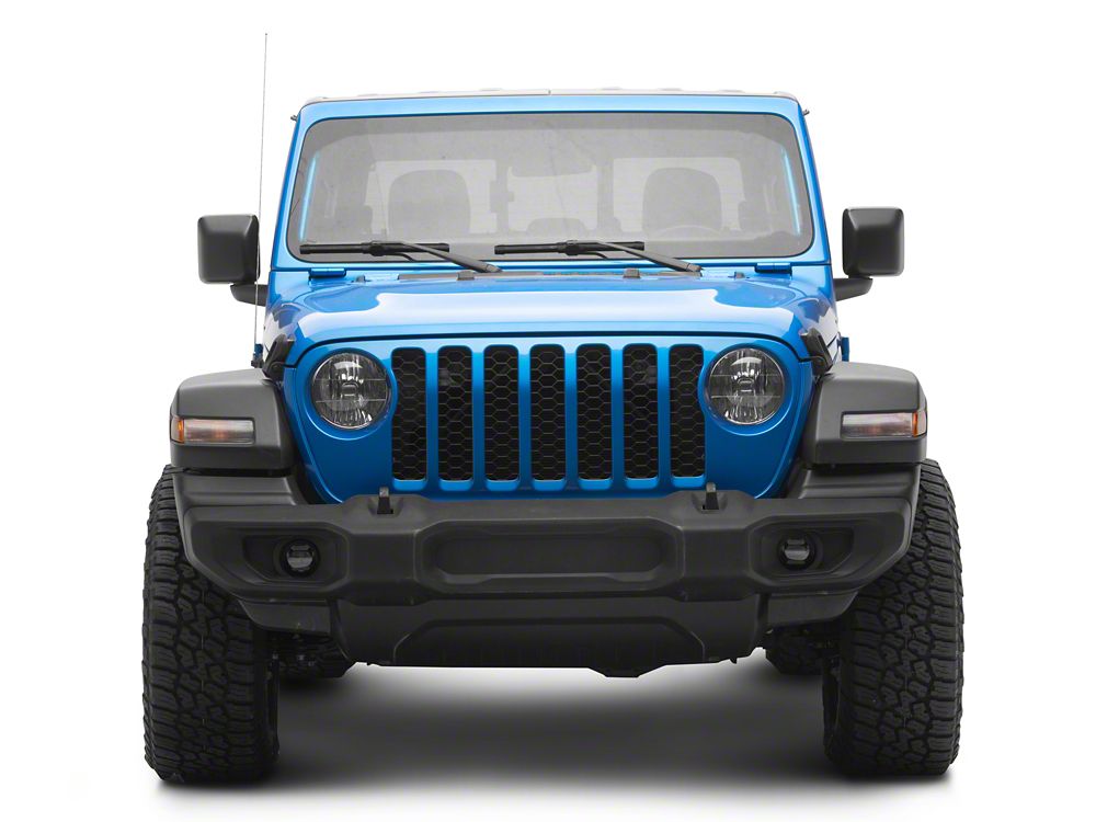 Raxiom Axial Series LED Angel Eye Fog Lights; Yellow/White Switchback LED (20-25 Jeep Gladiator JT)