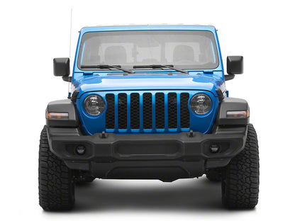 Raxiom Axial Series LED Angel Eye Fog Lights; Yellow/White Switchback LED (20-25 Jeep Gladiator JT)