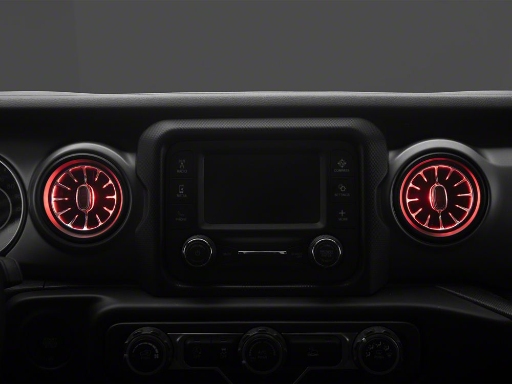 Raxiom LED Ambient Vent Lighting Kit (20-23 Jeep Gladiator JT)