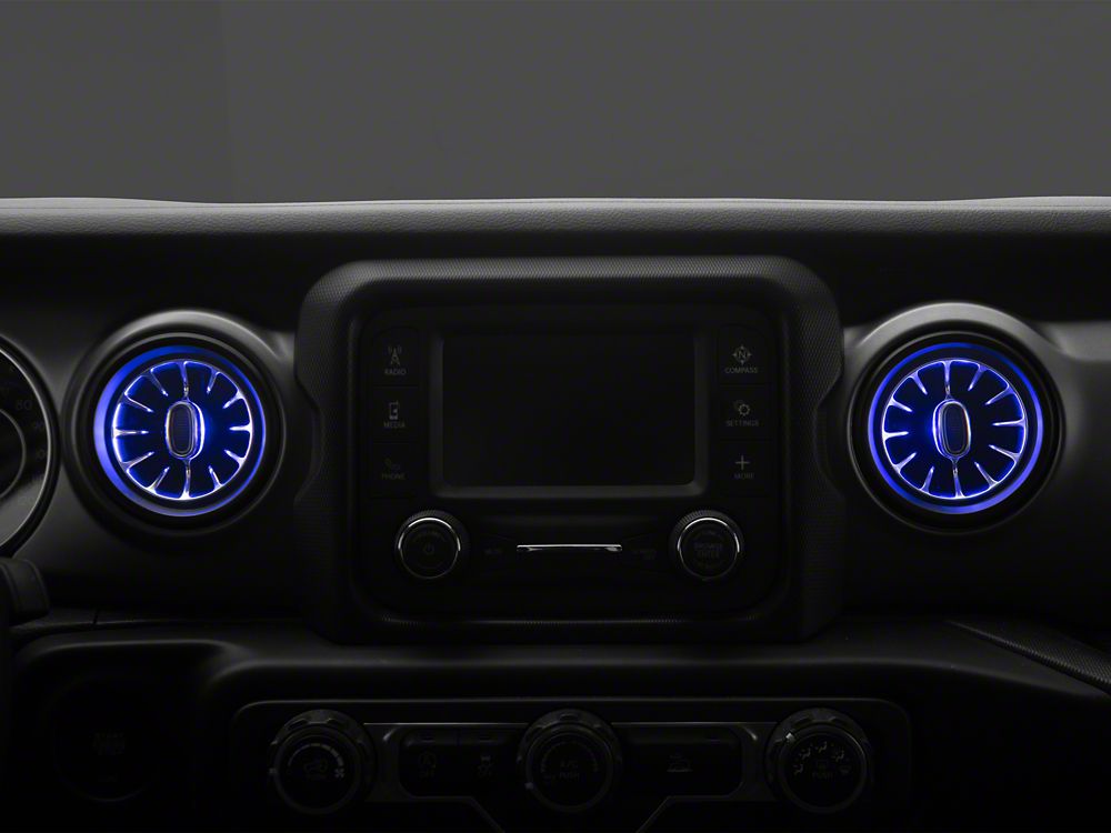 Raxiom LED Ambient Vent Lighting Kit (20-23 Jeep Gladiator JT)