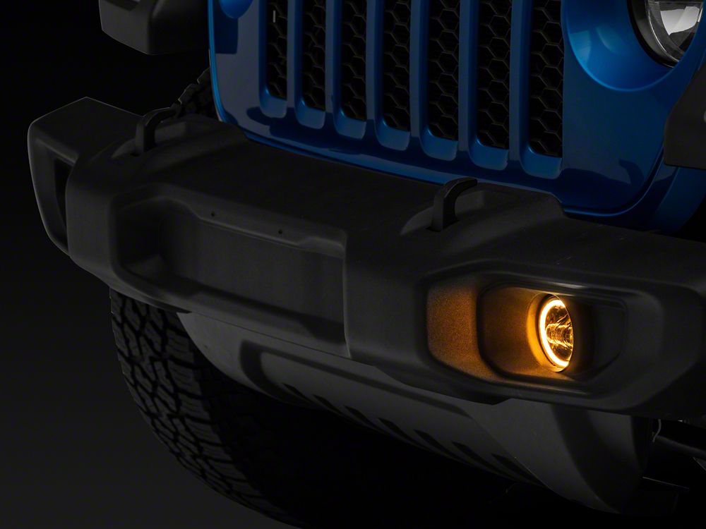 Raxiom Axial Series LED Fog Lights with Halo (20-25 Jeep Gladiator JT)