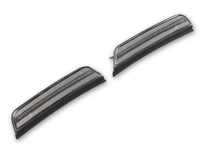 Raxiom LED Front Side Marker Lights; Clear Lens; Amber LED (22-25 Jeep Grand Cherokee WK2)