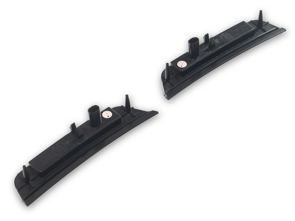 Raxiom LED Front Side Marker Lights; Clear Lens; Amber LED (22-25 Jeep Grand Cherokee WK2)