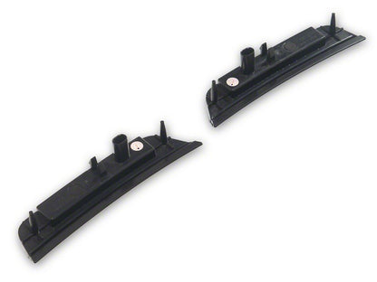 Raxiom LED Front Side Marker Lights; Clear Lens; Amber LED (22-25 Jeep Grand Cherokee WK2)