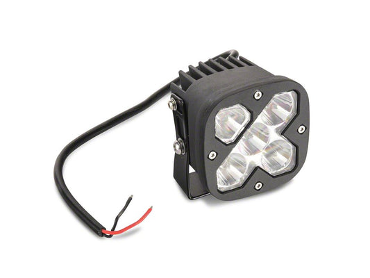 Raxiom 3-Inch Square High-Powered LED Light (Universal; Some Adaptation May Be Required)