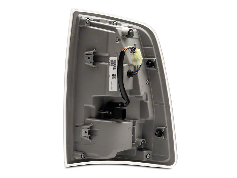 Raxiom LED Tail Lights; Black Housing; Clear Lens (09-18 RAM 1500 w/ Factory Halogen Tail Lights)