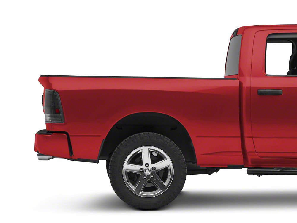 Raxiom LED Tail Lights; Black Housing; Clear Lens (09-18 RAM 1500 w/ Factory Halogen Tail Lights)