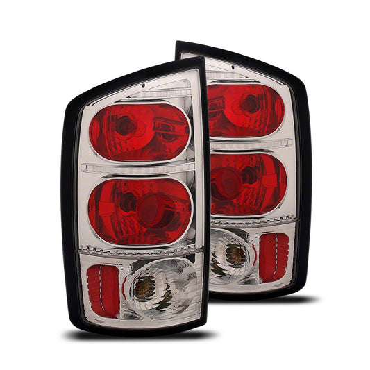 Raxiom Axial Series Tail Lights; Black Housing; Smoked Lens (02-05 RAM 1500)