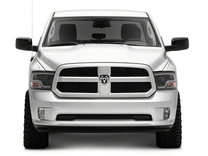 Raxiom LED Halo Projector Headlights; Black Housing; Clear Lens (09-18 RAM 1500 w/ Factory Halogen Non-Projector Headlights)
