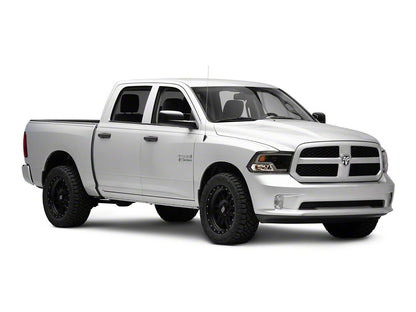Raxiom LED Halo Projector Headlights; Black Housing; Clear Lens (09-18 RAM 1500 w/ Factory Halogen Non-Projector Headlights)