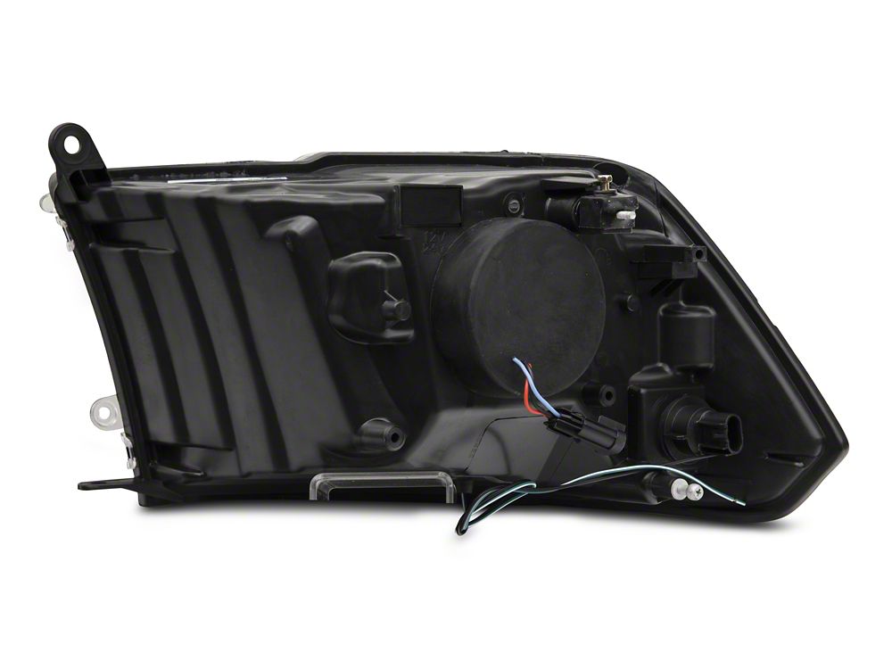 Raxiom LED Halo Headlights; Chrome Housing; Clear Lens (09-18 RAM 1500 w/ Factory Halogen Non-Projector Headlights)