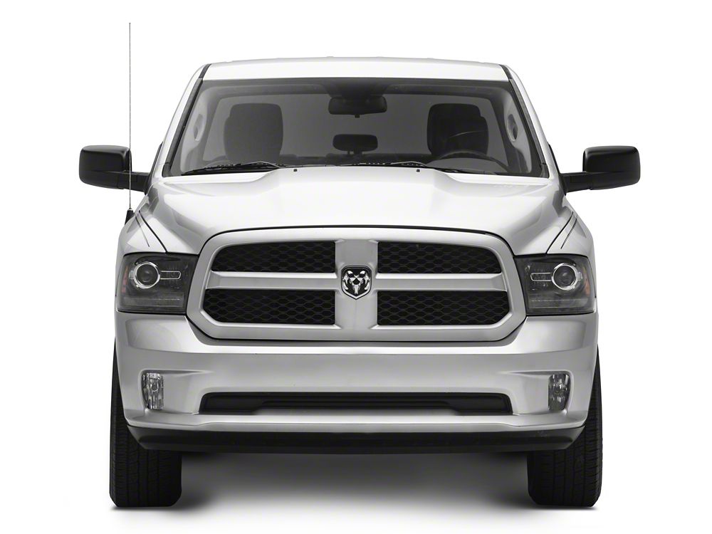 Raxiom LED Halo Headlights with Switchback Turn Signals; Black Housing; Clear Lens (09-18 RAM 1500 w/ Factory Halogen Non-Projector Headlights)