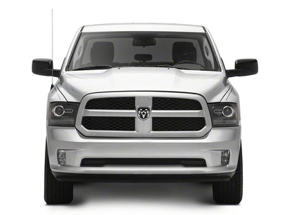 Raxiom LED Halo Headlights with Switchback Turn Signals; Black Housing; Clear Lens (09-18 RAM 1500 w/ Factory Halogen Non-Projector Headlights)