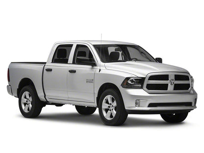 Raxiom LED Halo Headlights with Switchback Turn Signals; Black Housing; Clear Lens (09-18 RAM 1500 w/ Factory Halogen Non-Projector Headlights)