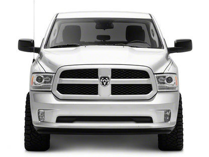 Raxiom LED Halo Headlights with Switchback Turn Signals; Chrome Housing; Clear Lens (09-18 RAM 1500 w/ Factory Halogen Non-Projector Headlights)