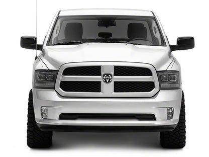 Raxiom LED Projector Headlights with Switchback Turn Signals; Black Housing; Clear Lens (09-18 RAM 1500 w/ Factory Halogen Non-Projector Headlights)