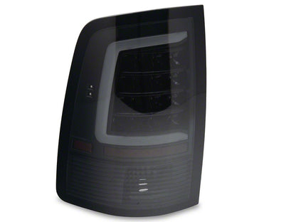 Raxiom Axial Series LED Tail Lights; Black Housing; Smoked Lens (09-18 RAM 1500 w/ Factory Halogen Tail Lights)