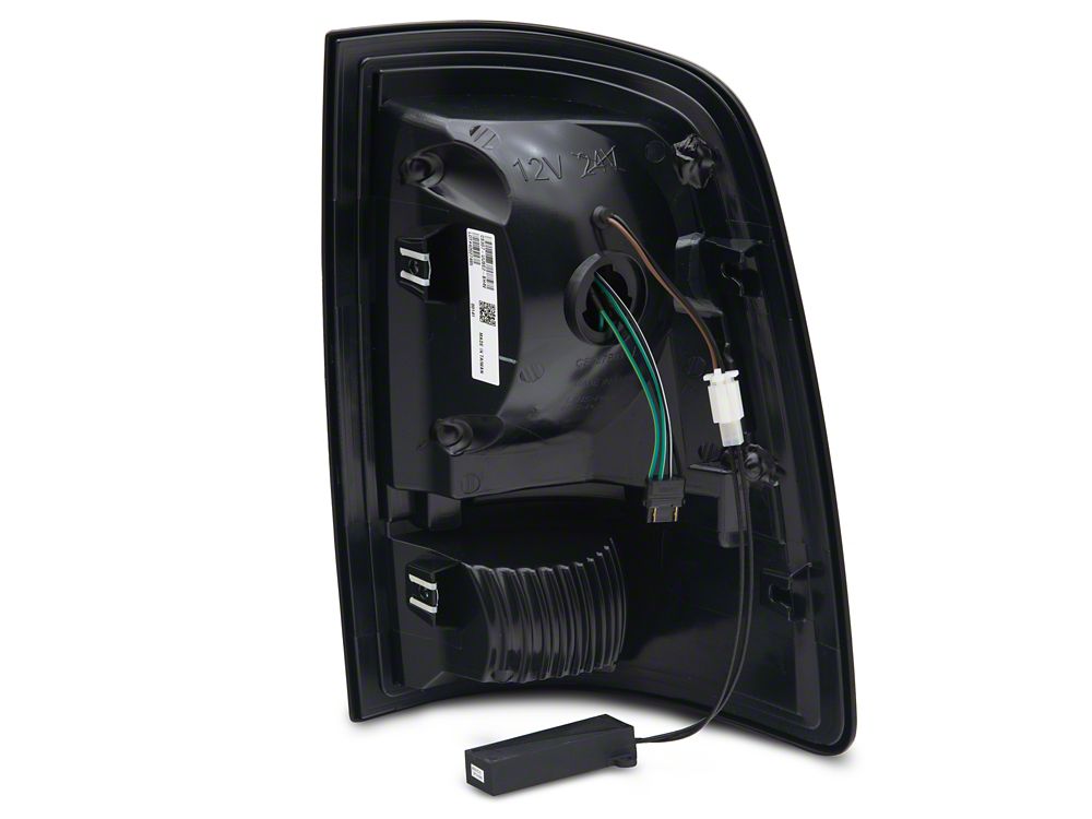 Raxiom Axial Series LED Tail Lights; Black Housing; Smoked Lens (09-18 RAM 1500 w/ Factory Halogen Tail Lights)