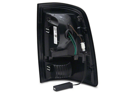 Raxiom Axial Series LED Tail Lights; Black Housing; Smoked Lens (09-18 RAM 1500 w/ Factory Halogen Tail Lights)