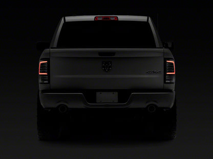 Raxiom Axial Series LED Tail Lights; Chrome Housing; Clear Lens (09-18 RAM 1500 w/ Factory Halogen Tail Lights)