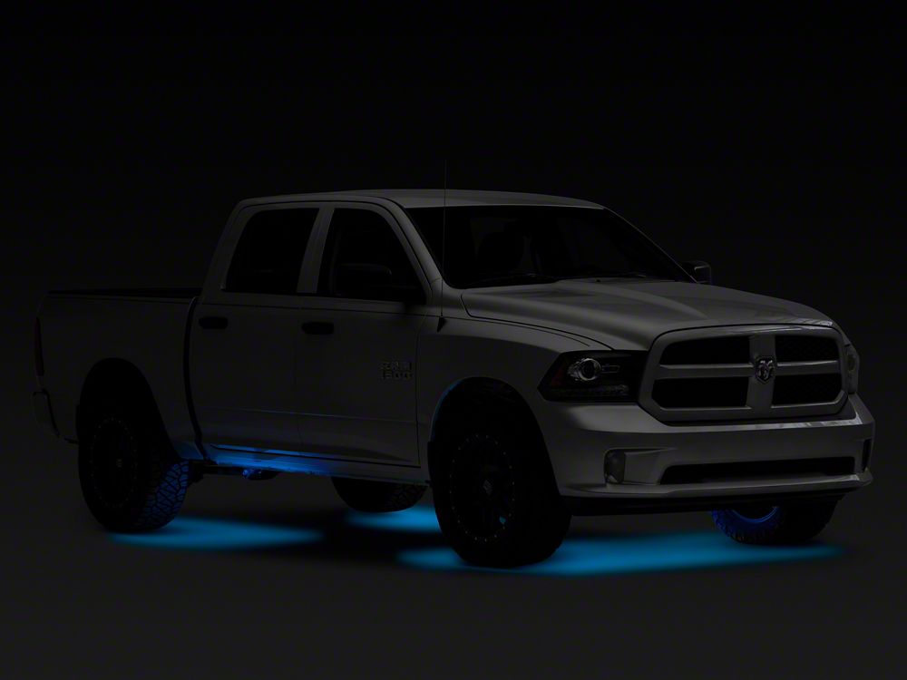 Raxiom Axial Series Multi-Color Underbody Rock Light Kit with Bluetooth Remote (Universal; Some Adaptation May Be Required)