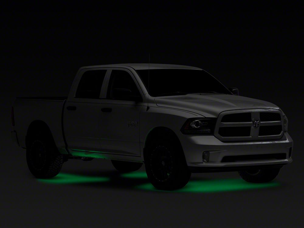 Raxiom Axial Series Multi-Color Underbody Rock Light Kit with Bluetooth Remote (Universal; Some Adaptation May Be Required)